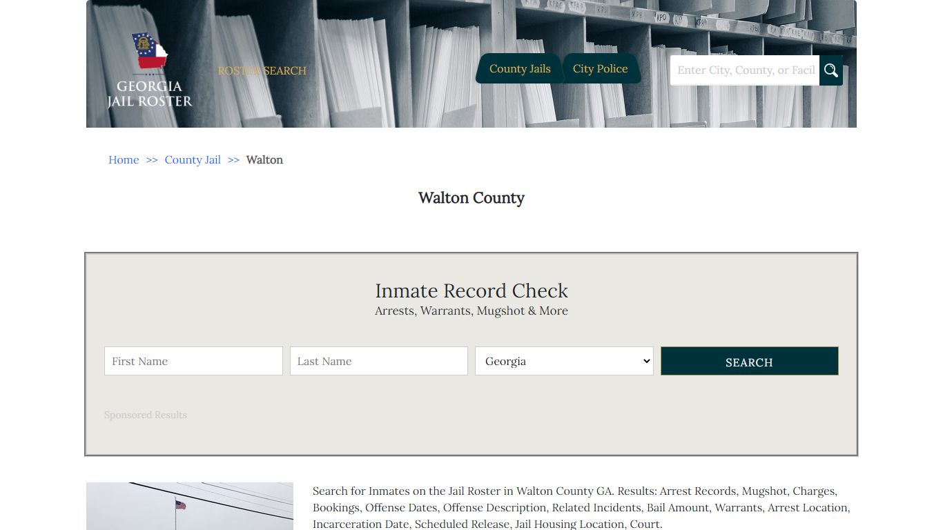 Walton County - Georgia Jail Inmate Search